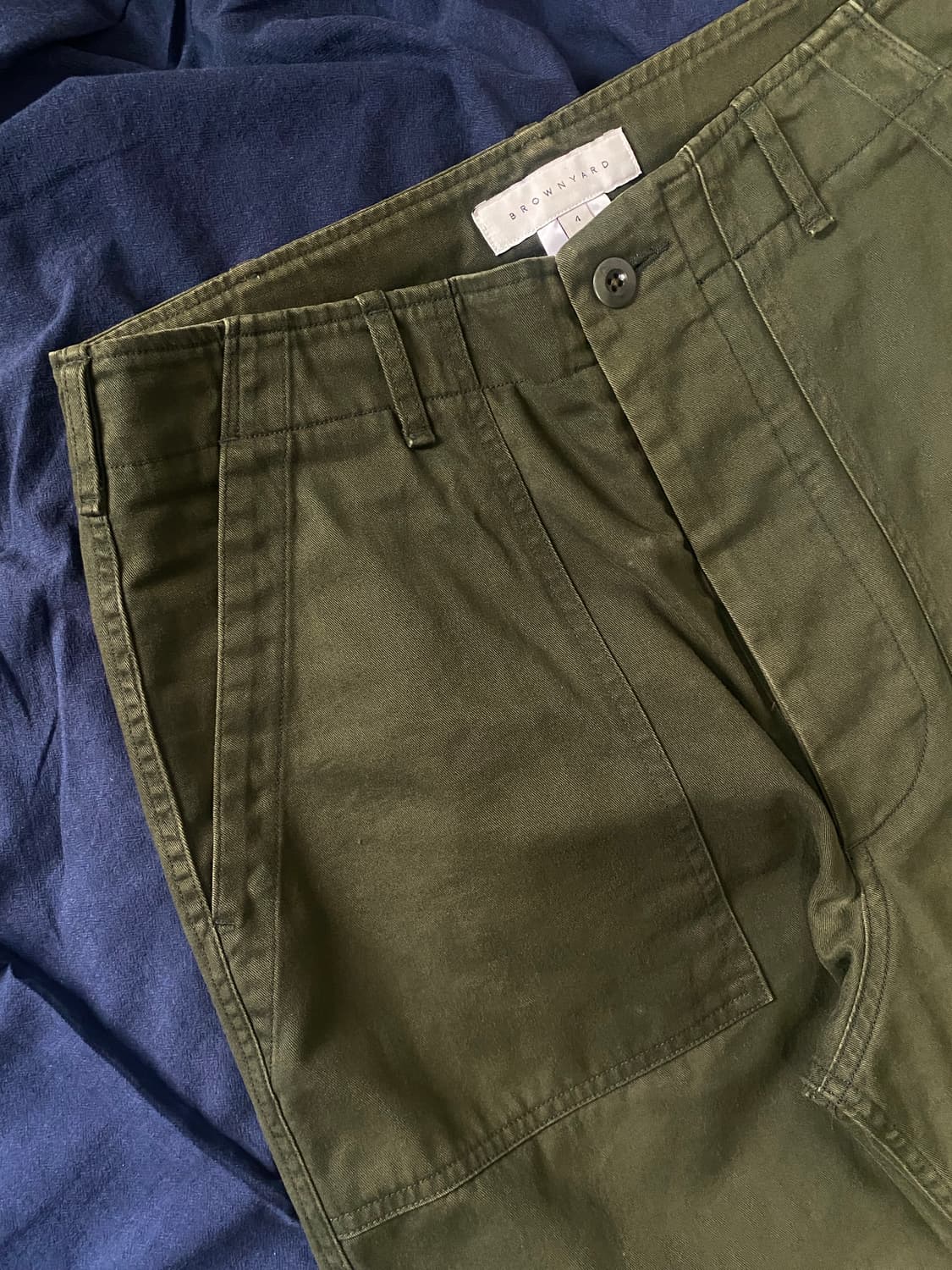 브라운야드 퍼티그팬츠 카키 상품이미지1