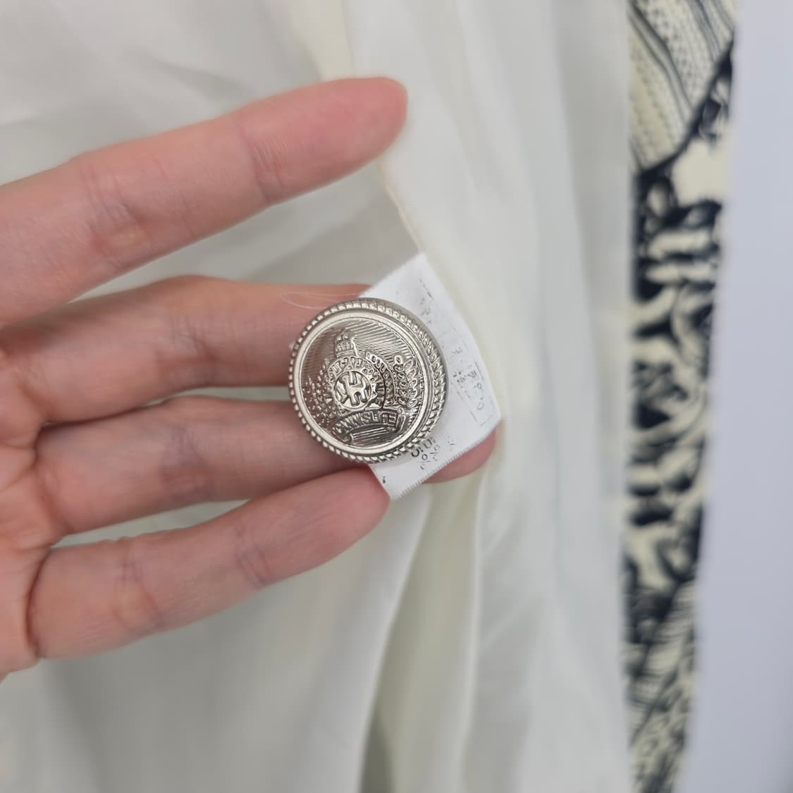 SARAH COLLECTION 패턴 벨트 원피스 프릴 카라 빈티지 여성 상품이미지6