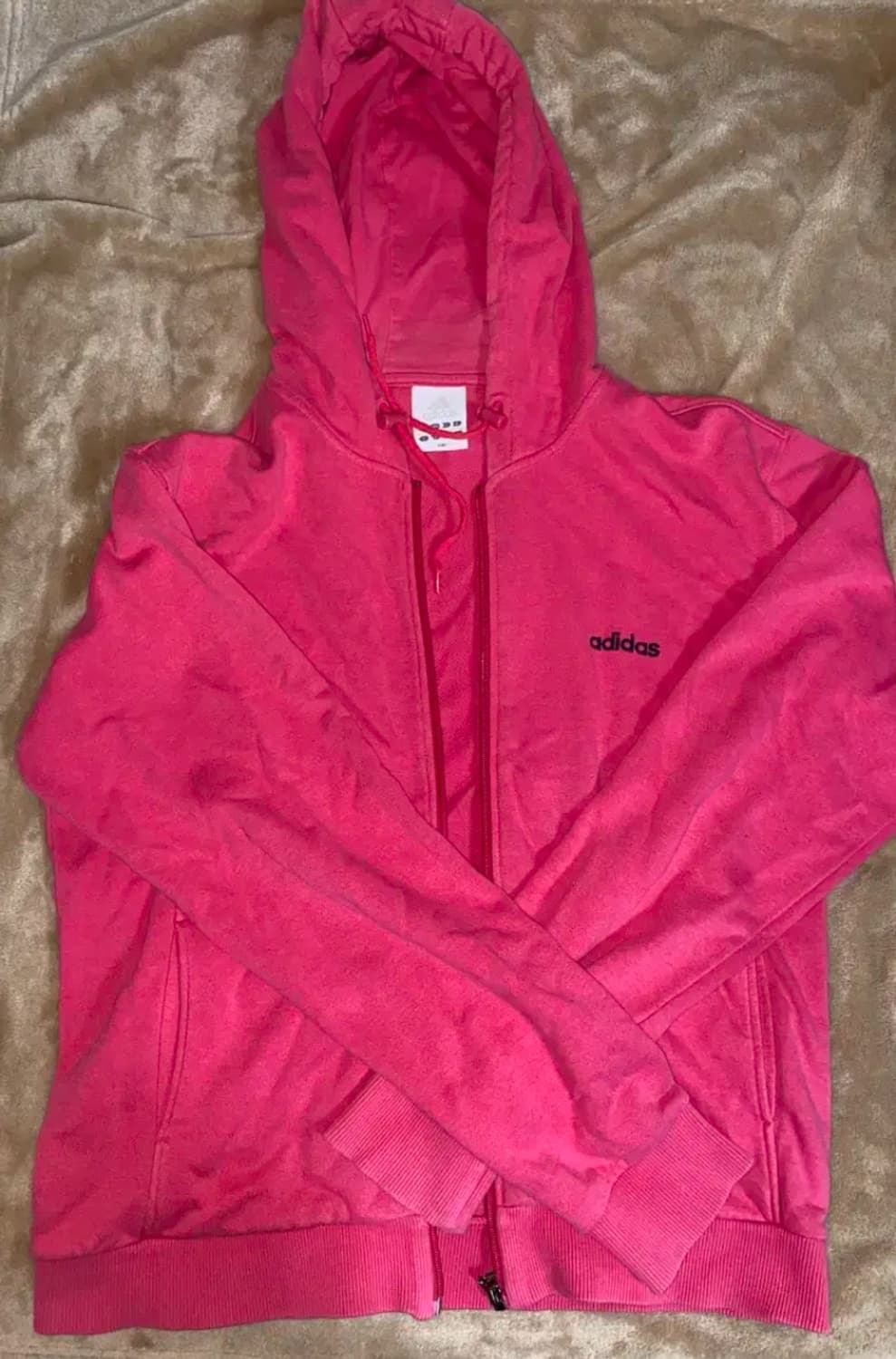 아디다스 빈티지 핑크 후드집업 상품이미지1