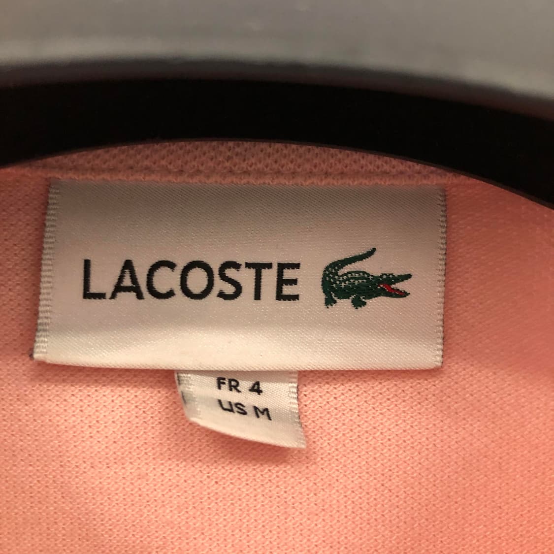 라코스테 패치로고 피케 폴로카라티 100 라이트핑크 상품이미지5