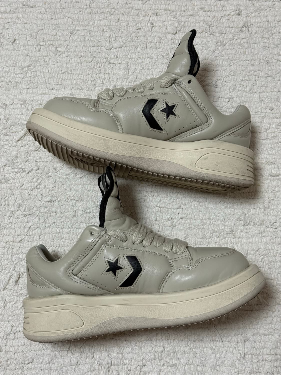 컨버스 x 릭오웬스 다크쉐도우 터보웨폰 OX 펠리칸 250 상품이미지5