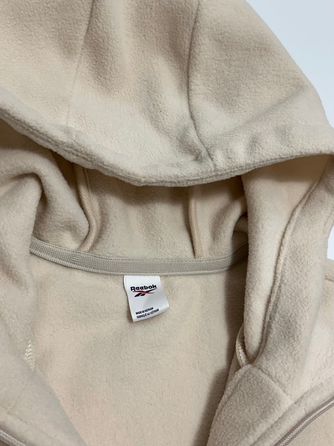 리복 플리스 후리스 후드집업 상품이미지5