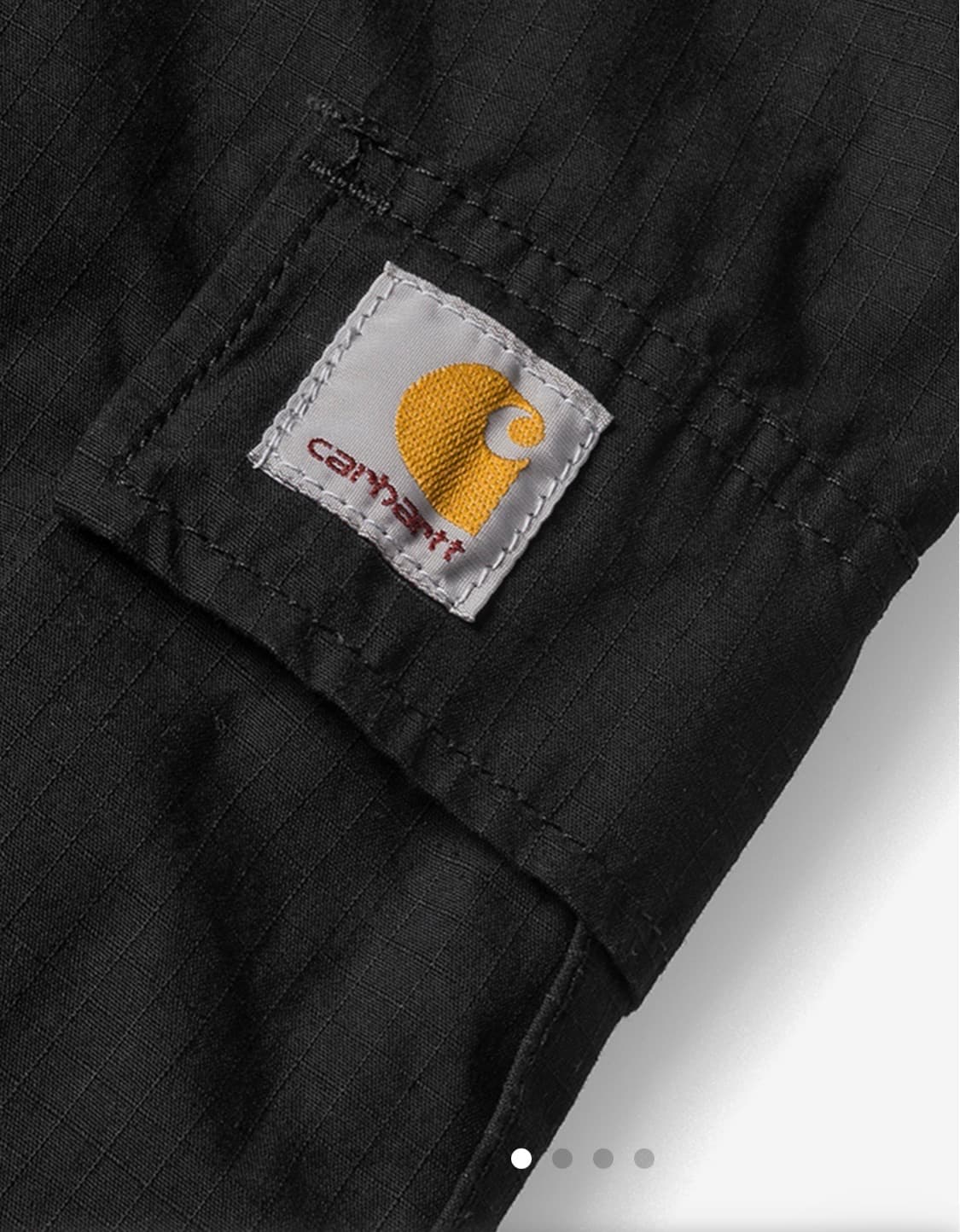 칼하트 레귤러 카고 팬츠 콜롬비아 블랙 린스드 상품이미지5