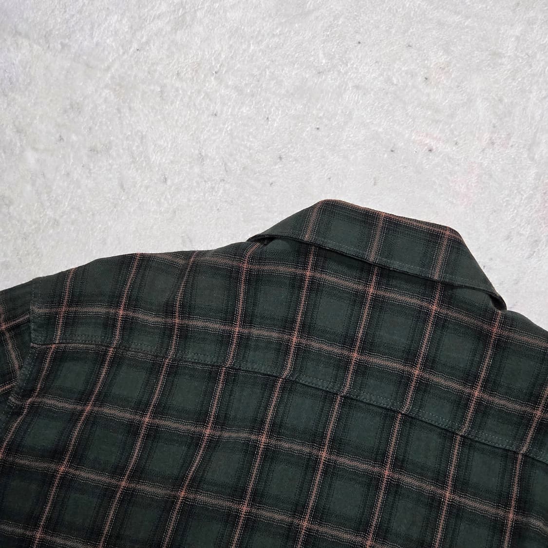 필루미네이트 그린 브라운 체크 셔츠 상품이미지5