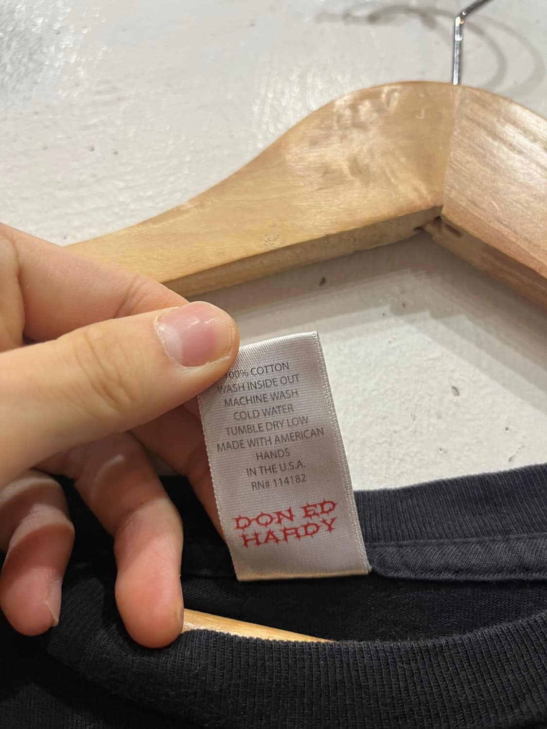 에드하디 그래픽 반팔 티셔츠 Made in USA 상품이미지5