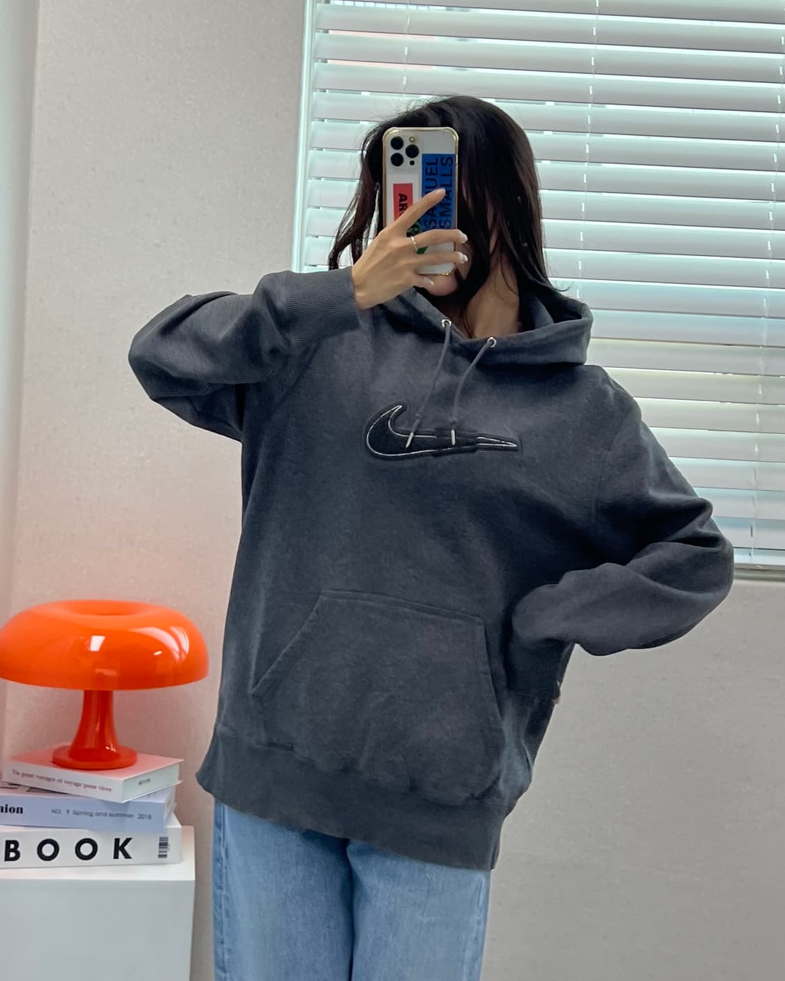 (L)나이키 기모 후드-M1538 상품이미지2