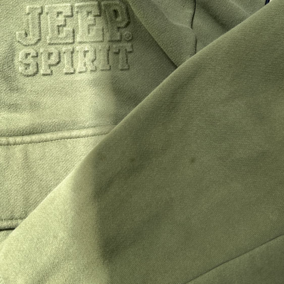 jeep 카키 패치로고 아노락 상품이미지5