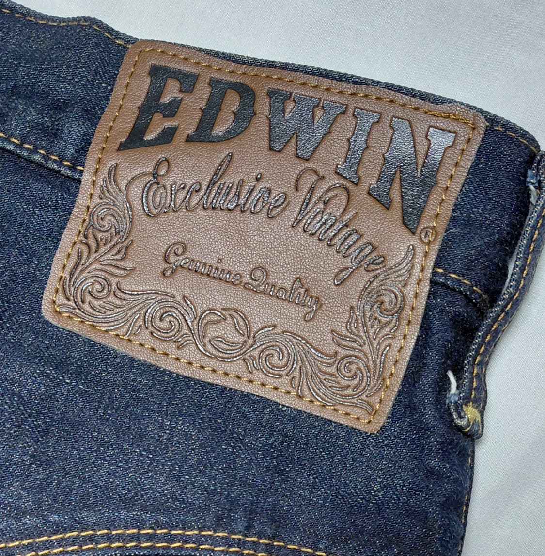 빅사이즈! [42] 에드윈 익스클루시브 빈티지 웨스턴 데님 하프 팬츠 상품이미지9