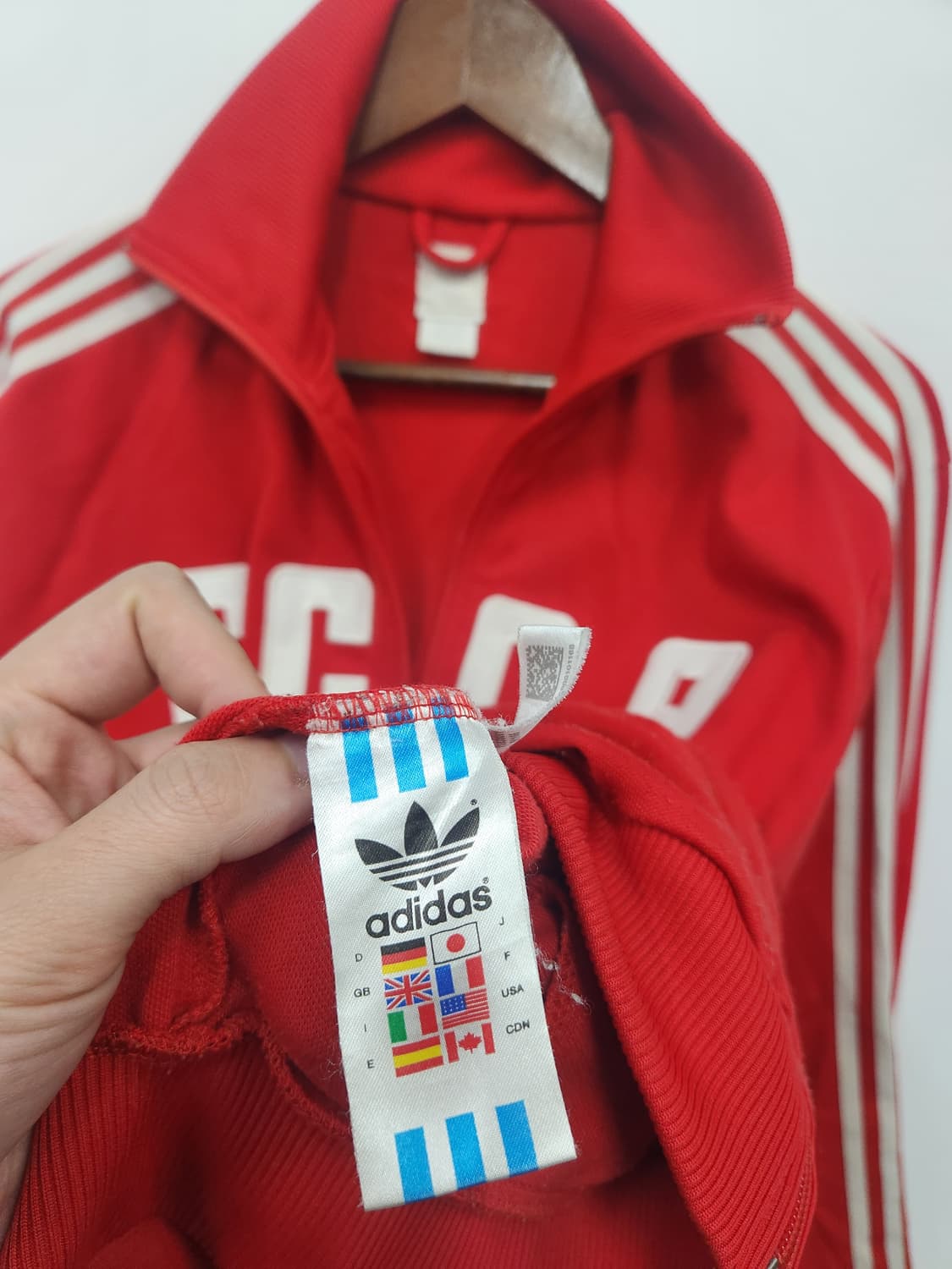 아디다스 레드 빈티지 cccp 져지 상품이미지6