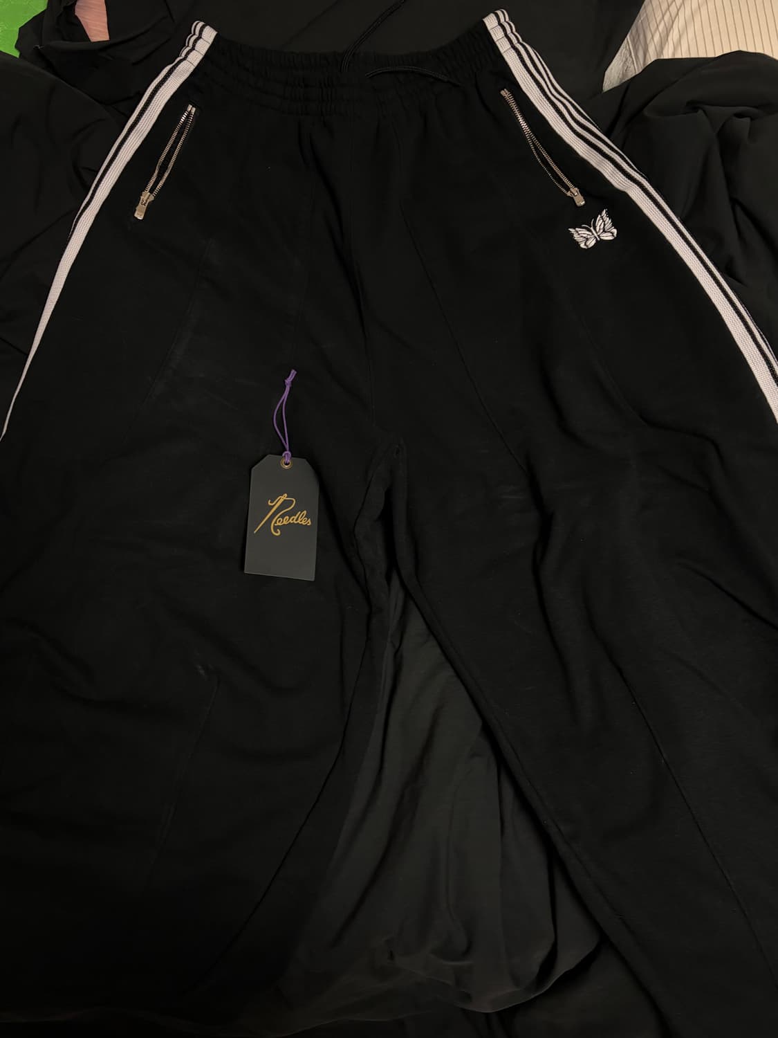 니들스 x LHP H.D. 트랙 팬츠 코튼 저지 블랙 XS 상품이미지2