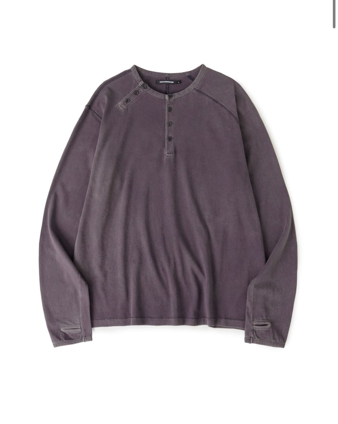 해칭룸 더블 헨리넥 티 상품이미지1