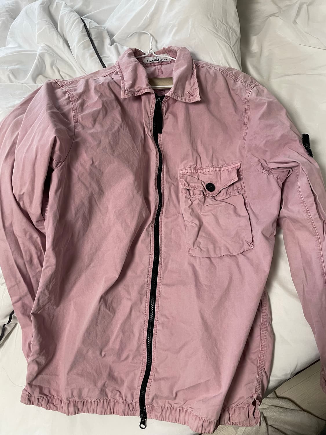 스톤아일랜드 오버셔츠 핑크 L사이즈 상품이미지2