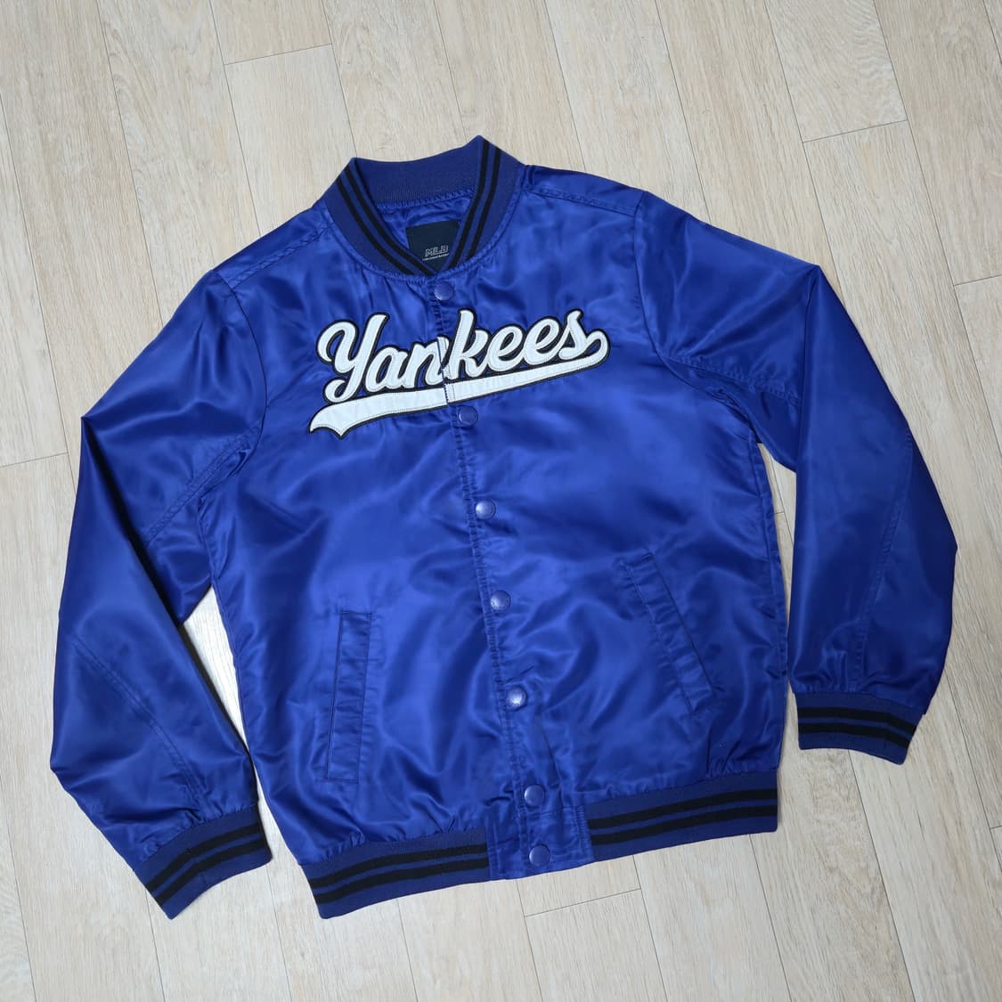 MLB 뉴욕 양키스 블루 블루종 스타디움 자켓 야구점퍼 13Y/155 상품이미지1