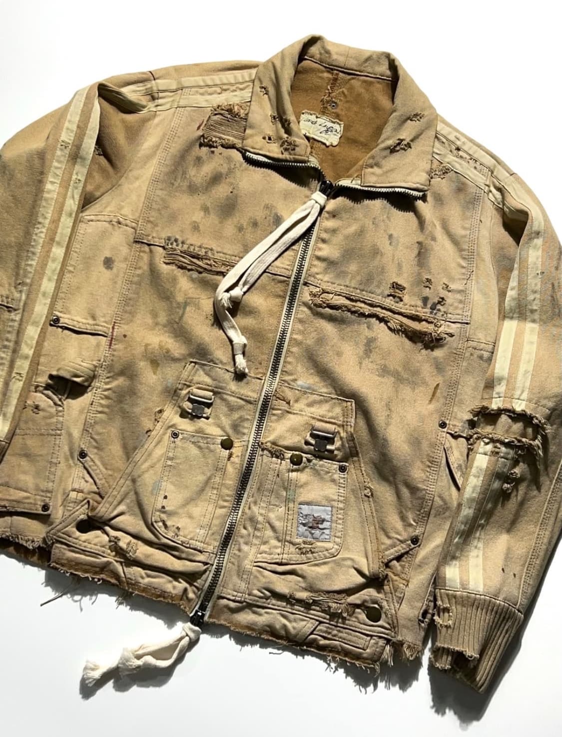 딘 착용) Greg Lauren Canvas Track Jacket 상품이미지1