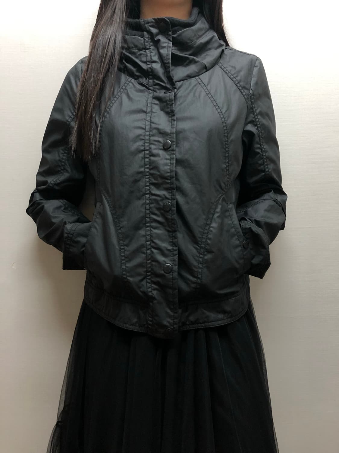 빈티지 게스 블랙 펑크 점퍼 상품이미지3