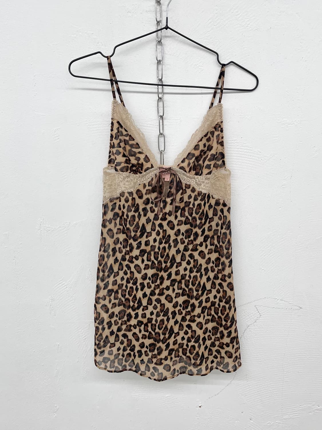 에블린 갸루 호피 레이스 슬립 상품이미지4