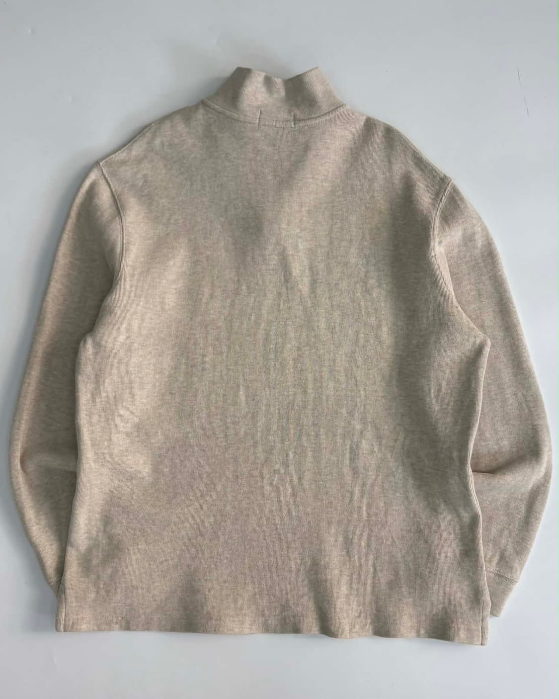 [L] 폴로 랄프로렌 연베이지 하프 집업 코튼니트 상품이미지2