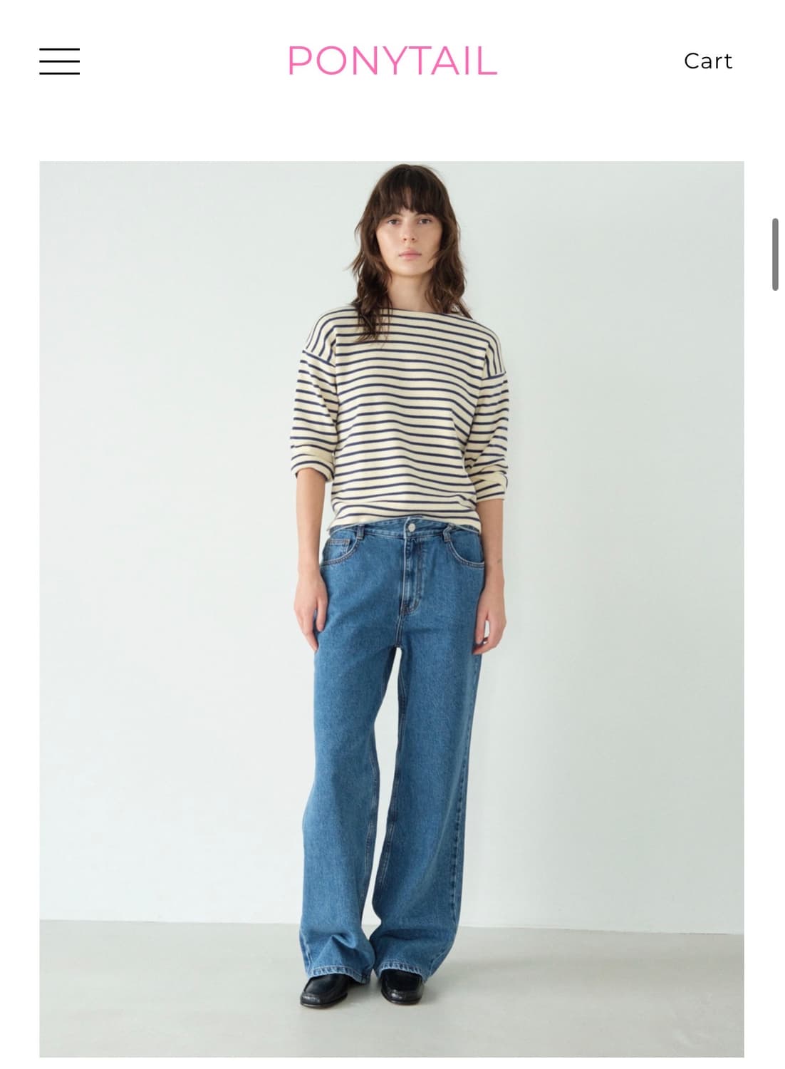 포니테일 PONYTAIL 본 벨라루즈핏진(M) 상품이미지1