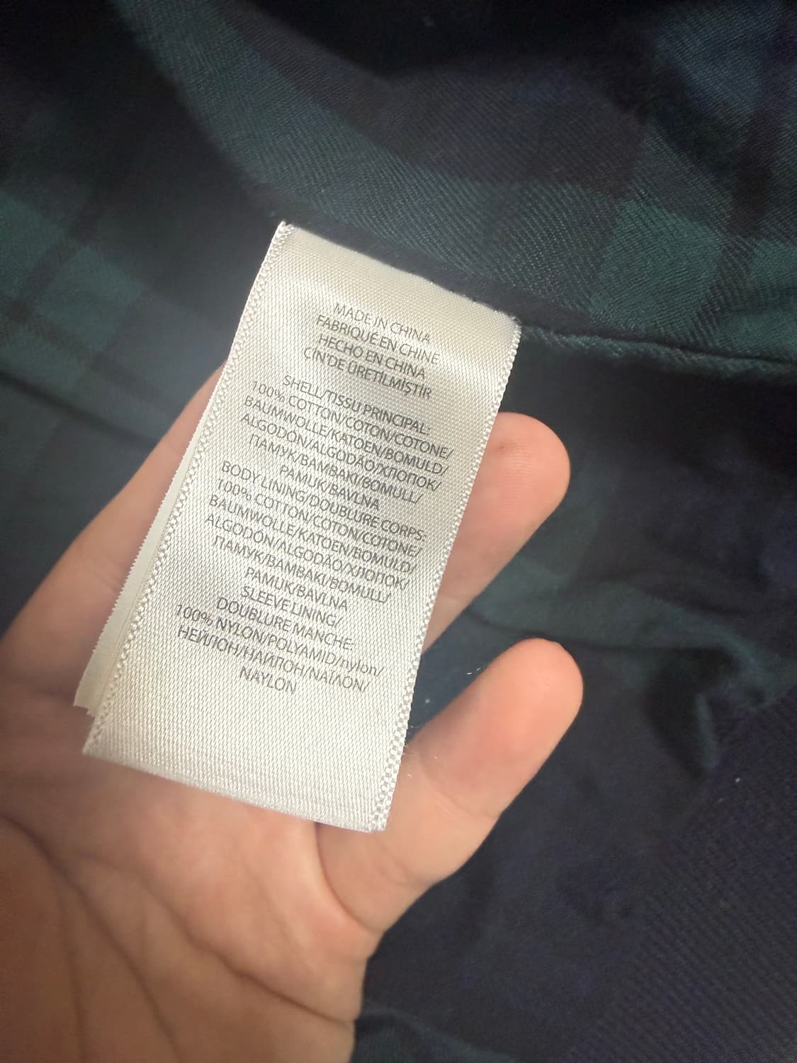 폴라 자켓 네이비 M 상품이미지5