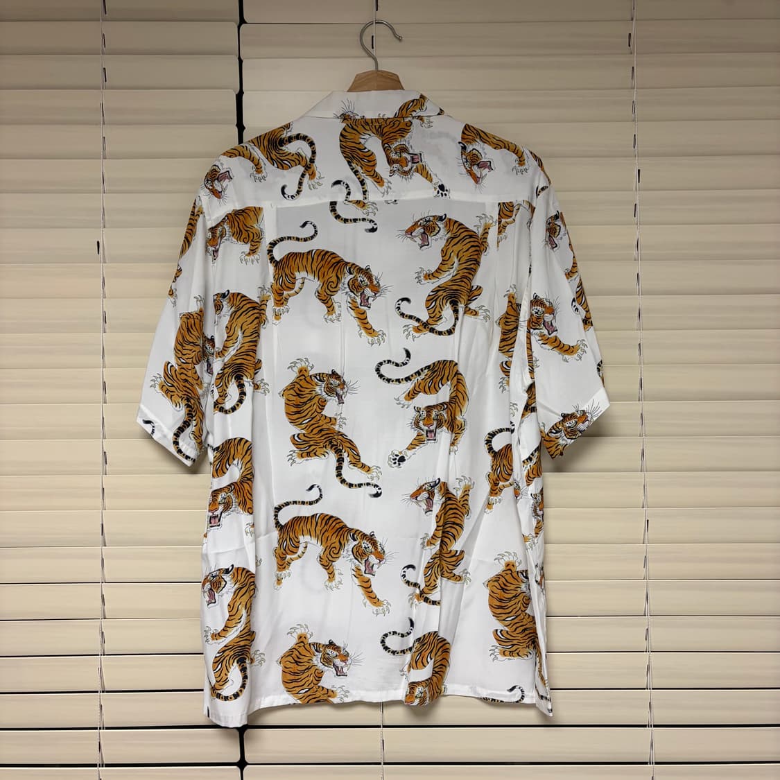 와코마리아 팀레히 오픈카라 레이온 하와이안 반팔 셔츠 M 상품이미지7