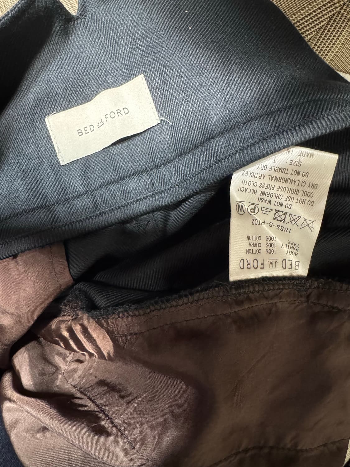 Bed J W Ford 18SS 더블 웨이스트 팬츠 상품이미지3