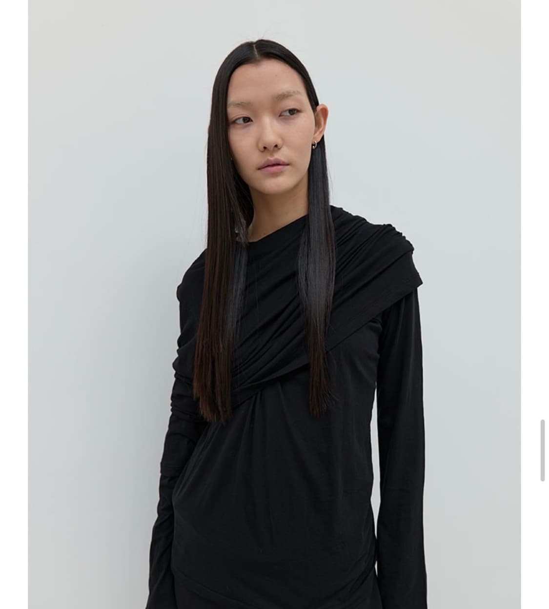 repos 리포스 Double Layerd T-shirts (Black) 상품이미지2