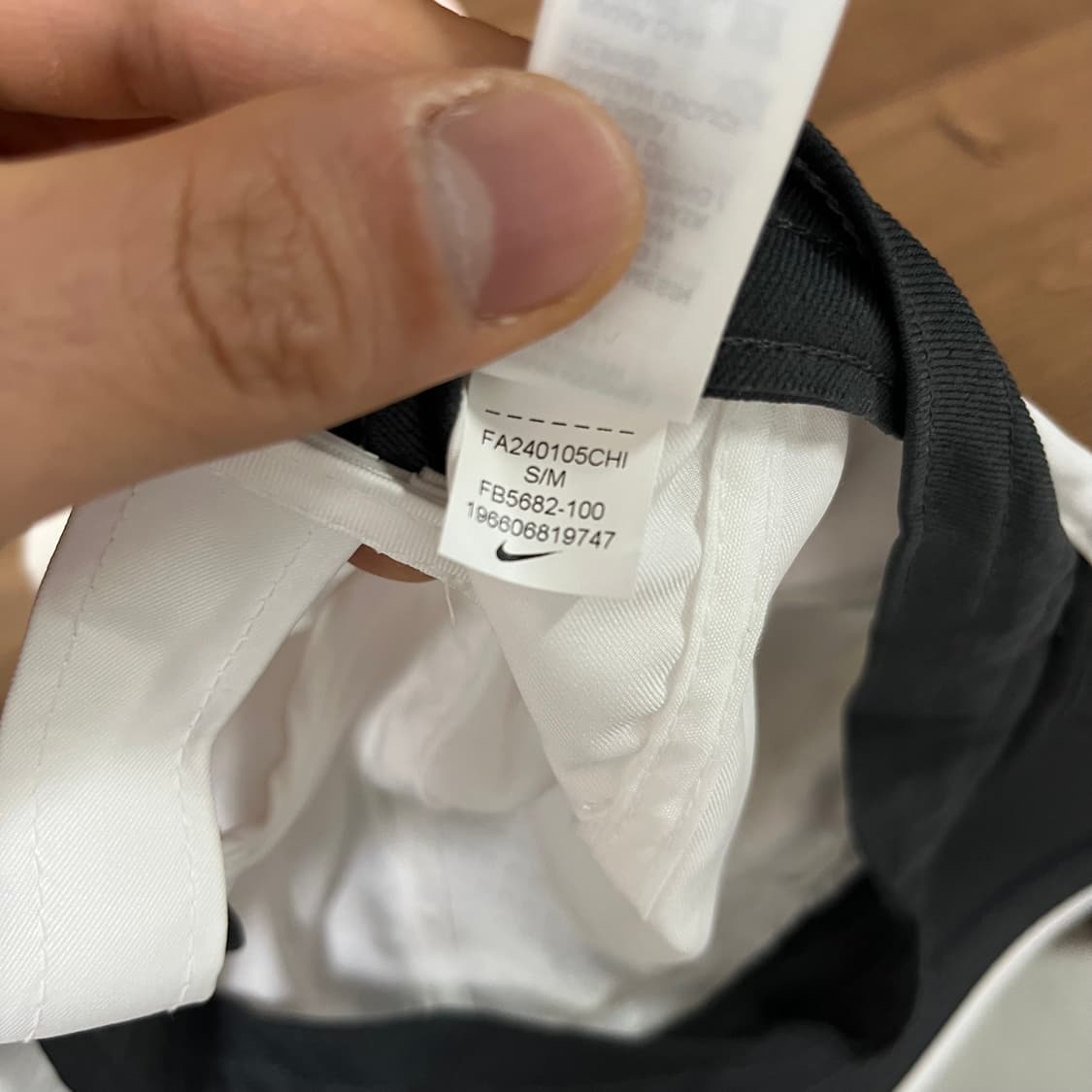 (S-M) 나이키 화이트 볼캡 모자 상품이미지7