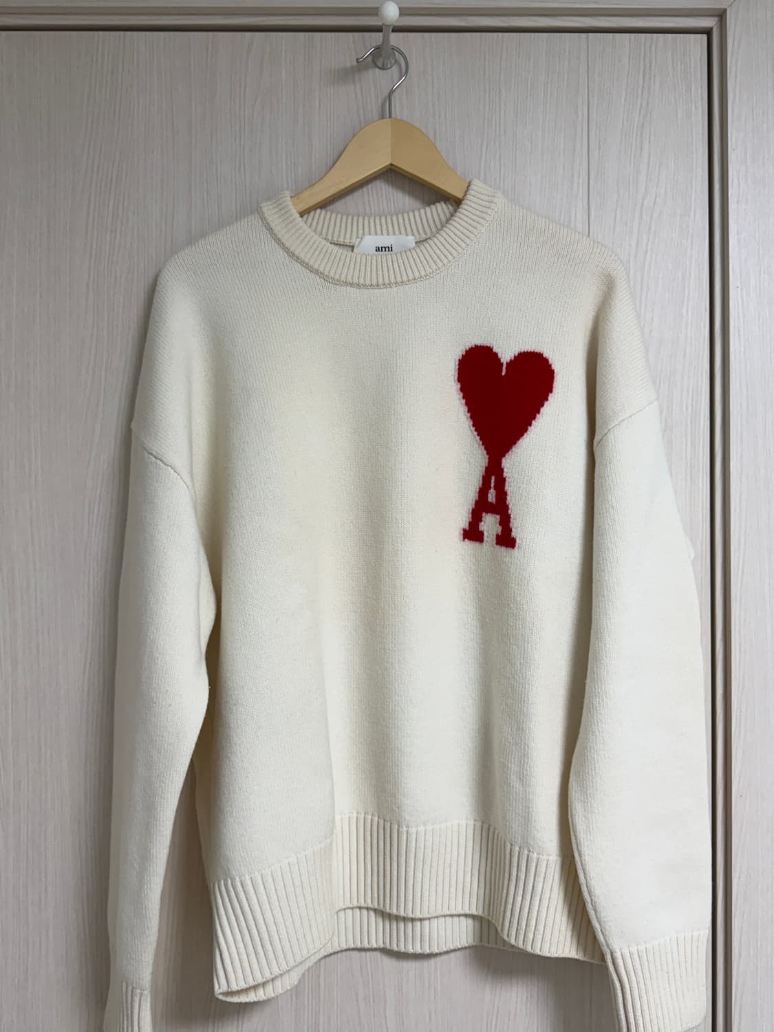 아미 빅하트 로고 니트 M 상품이미지1