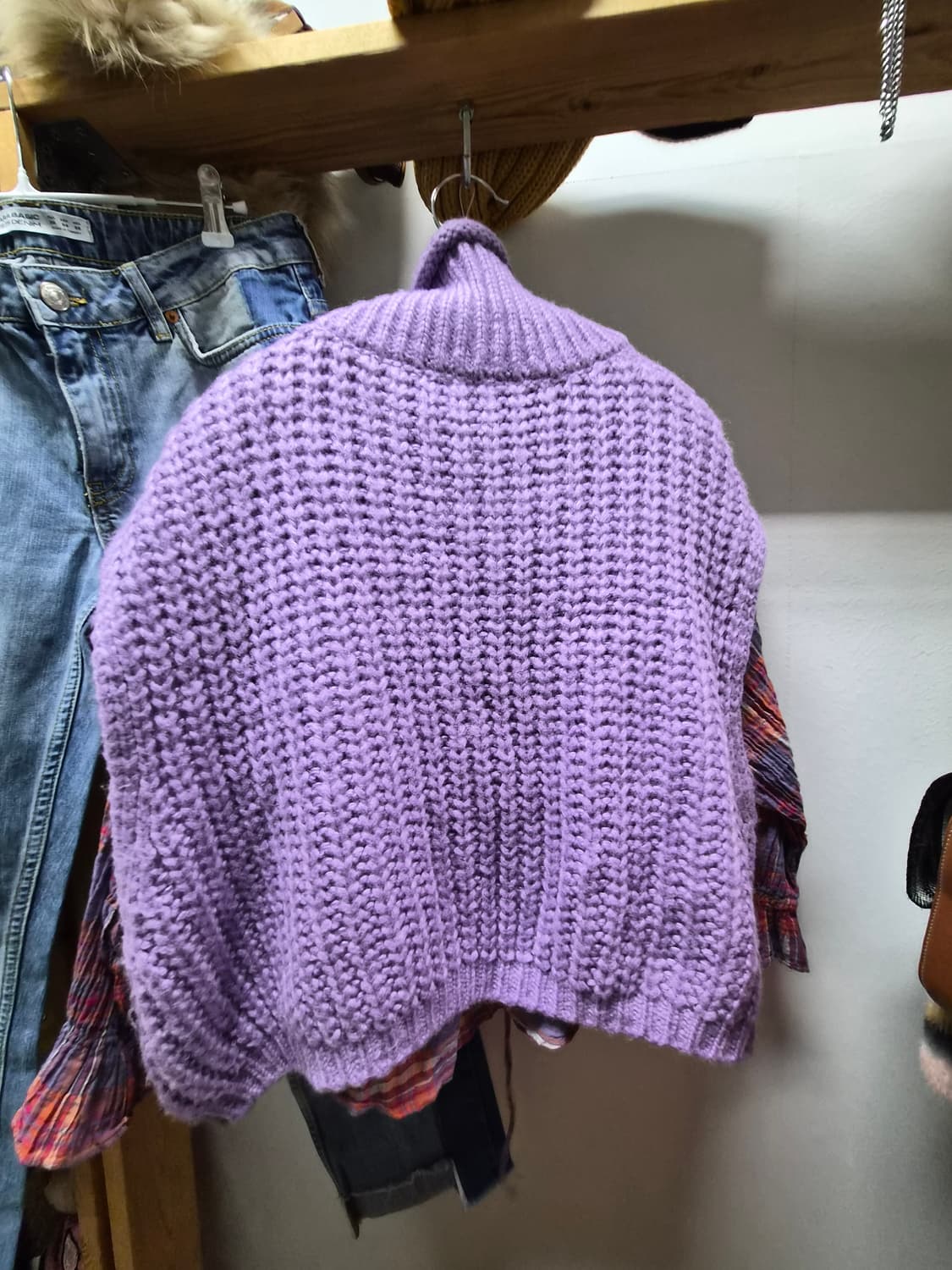 BCBG 라벤더 꽈배기니트 상품이미지6