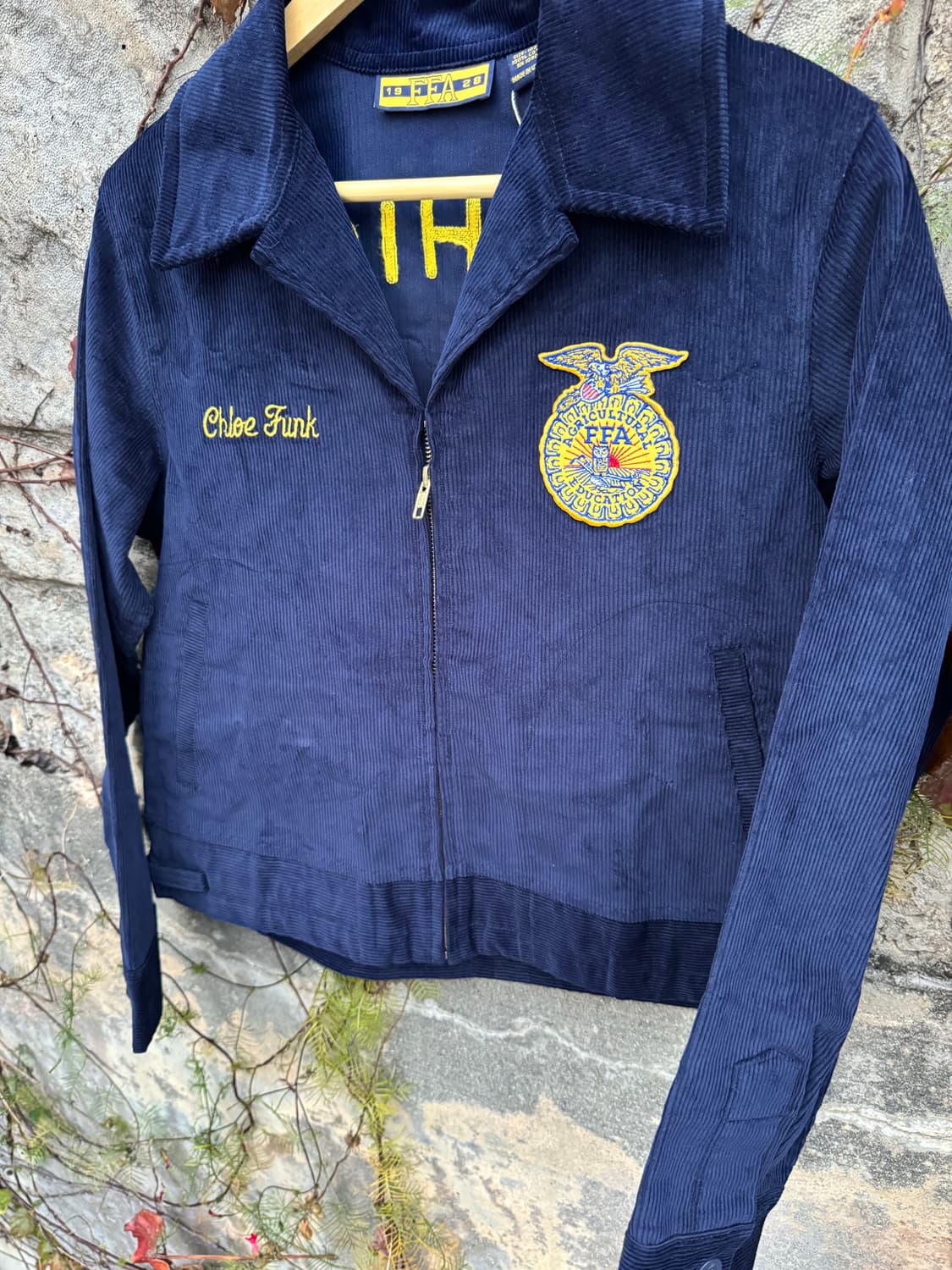 FFA 자켓 미국 농업학교 ohio 체인스티치 코듀로이 빈티지 자켓 상품이미지3