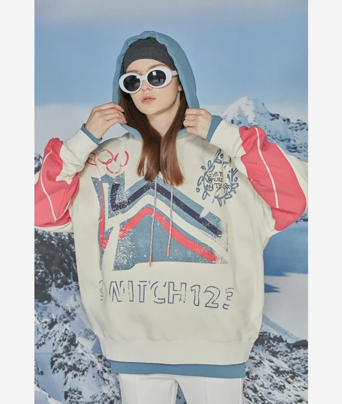 스위치123 올림픽 프린팅 남여공용 맨투맨티셔츠 상품이미지1