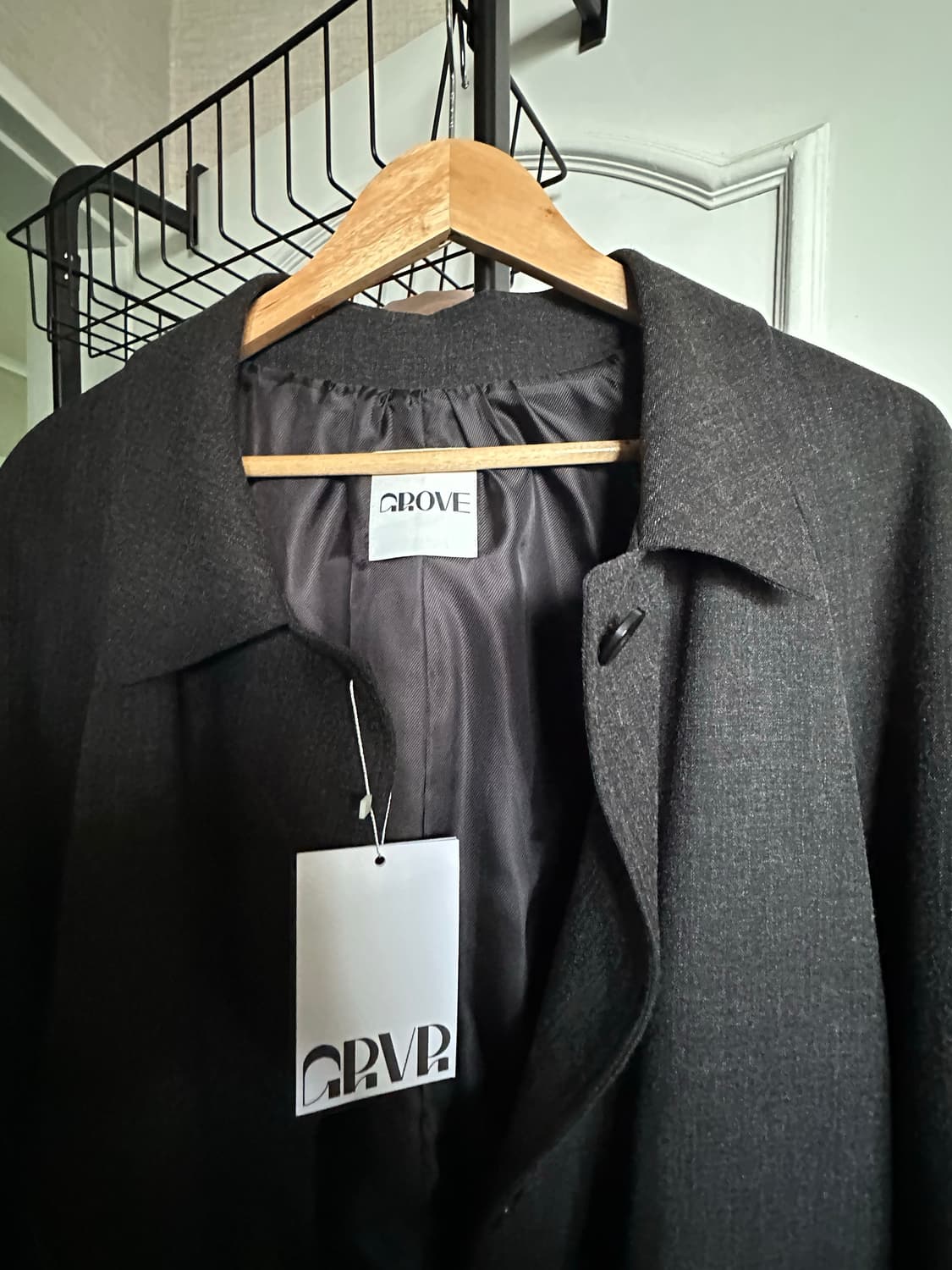 (새상품) Grove 그로브 WAYNE LONG COAT (GRAY) 상품이미지3