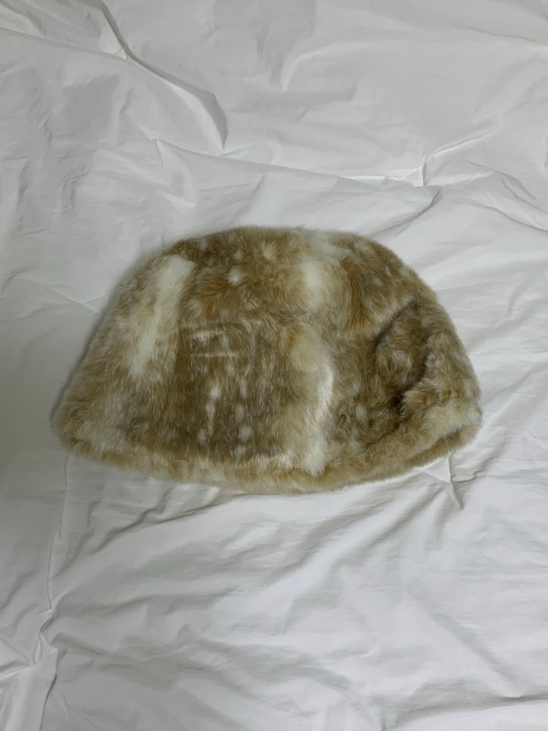 어썸니즈 퍼 램프쉐이드 비니 모자 베이지 상품이미지2