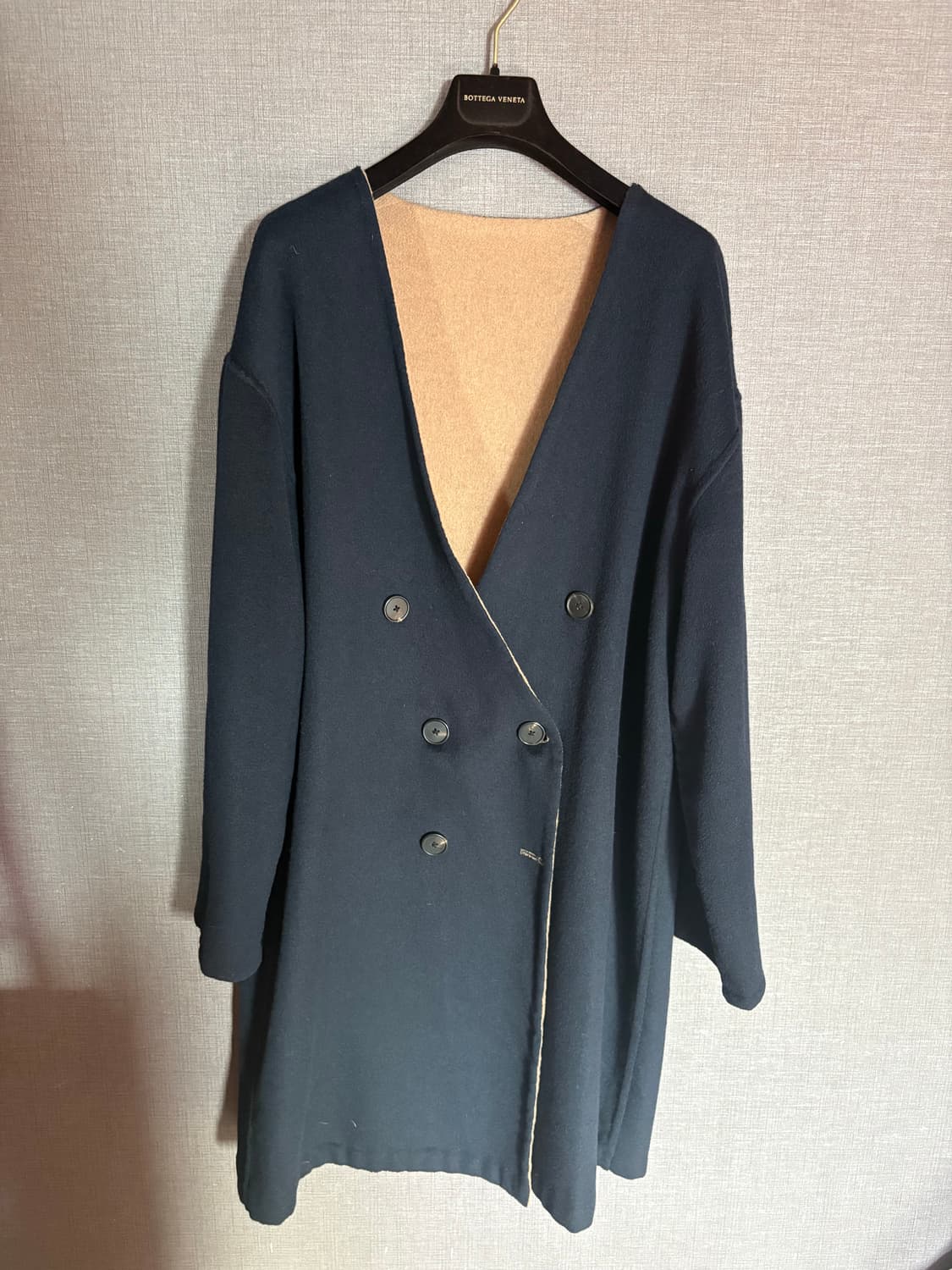 캐시미어 리버시블 코트 상품이미지2