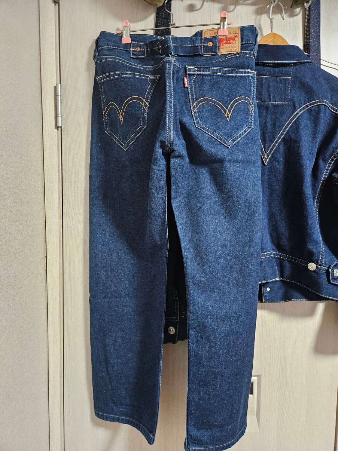 00년 리바이스 type1 셋업 상하의 판매 m/31 levis 상품이미지5