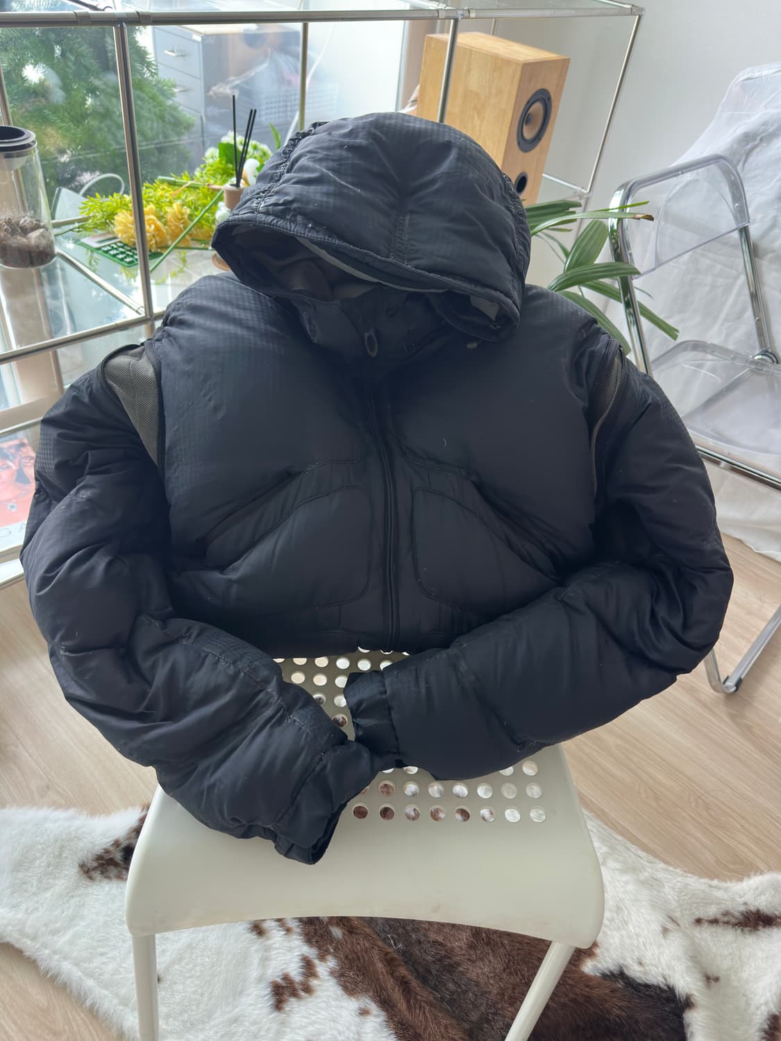 오클리 00s 아카이브 3D 절개패턴 구스다운 패딩 상품이미지1