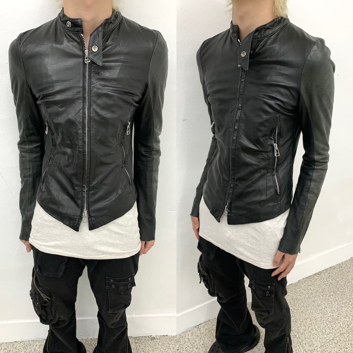 Ekam single leather jacket   상품이미지1