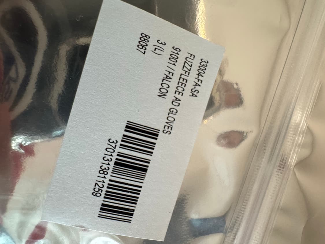 새티스파이 퍼즈 플리스 AD 장갑L (새상품) 상품이미지9