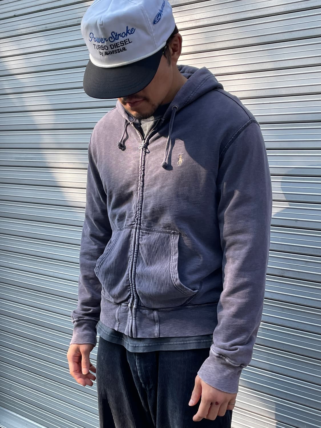 Polo Ralph Lauren Faded Navy Hood zip 상품이미지3