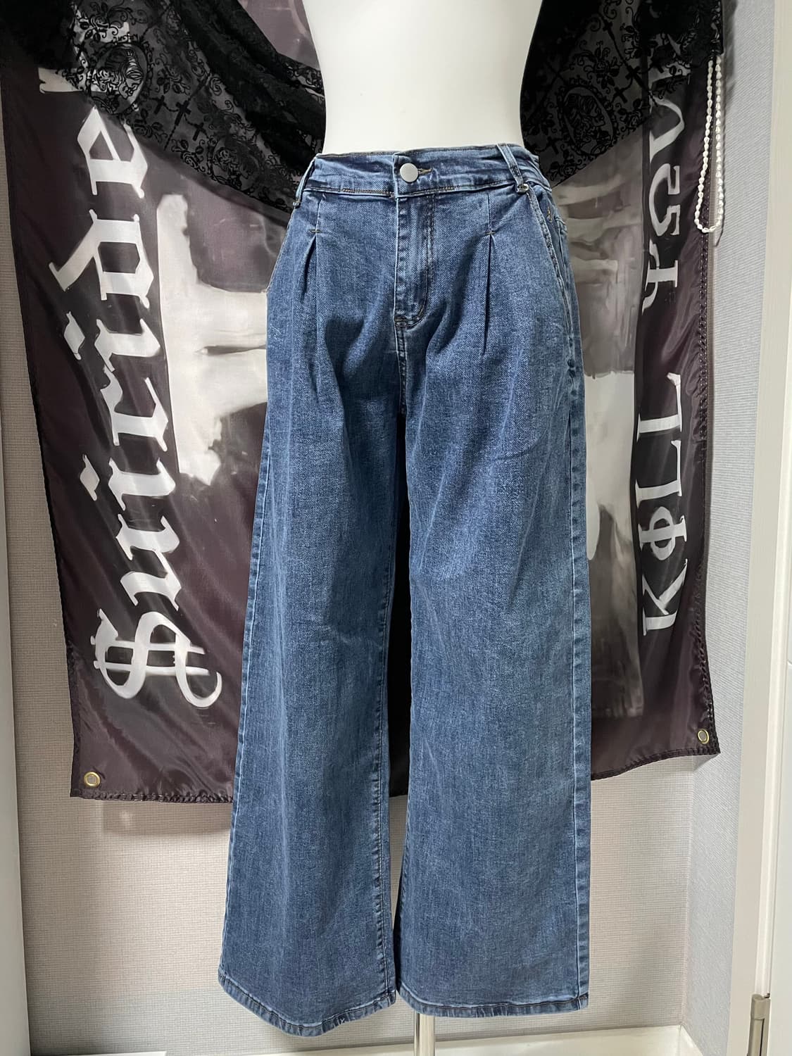 비비안웨스트우드 앵글로매니아 빈티지 데님 일자팬츠 y2k갸루핀터00s 상품이미지3