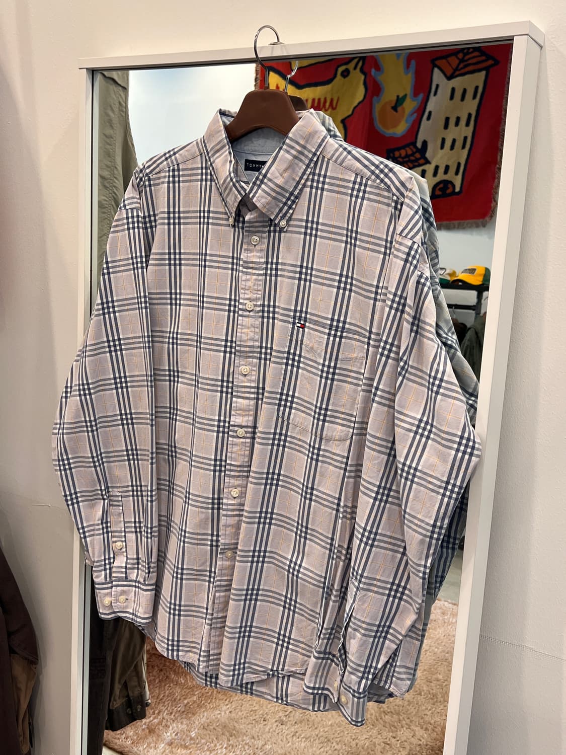 Tommy Hilfiger 타미힐피거 체크 셔츠 상품이미지1