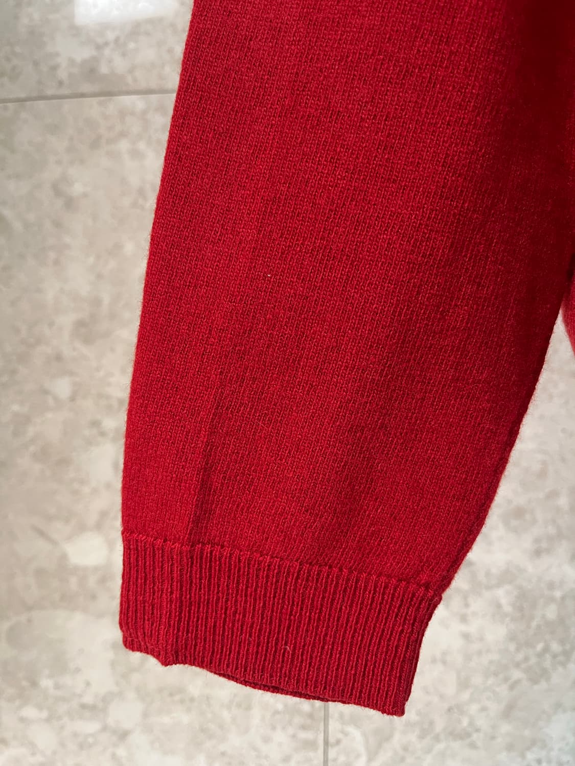 몽클레어 레드 가디건 XS 정품 상품이미지4