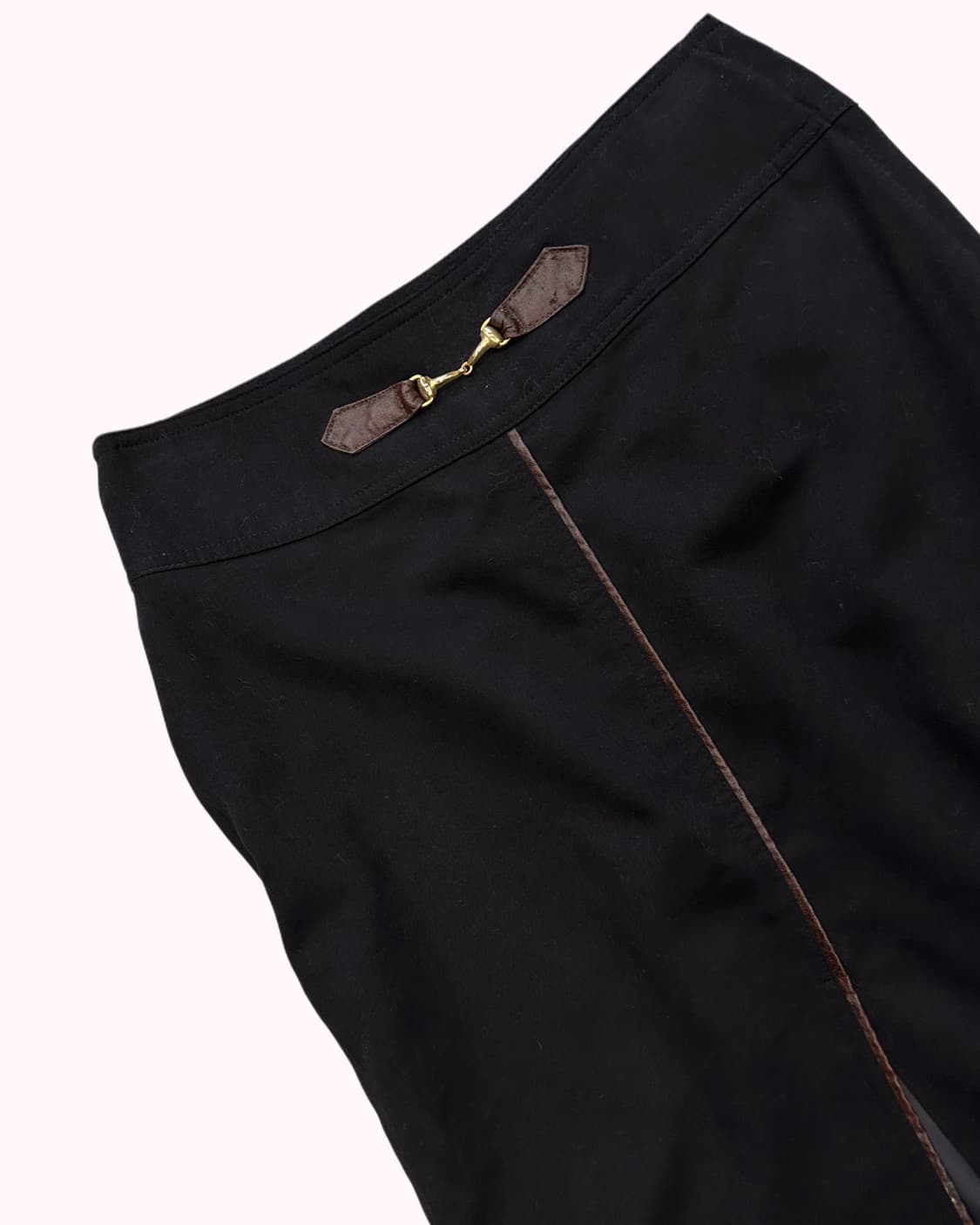 buckle detail black tulip skirt 상품이미지2