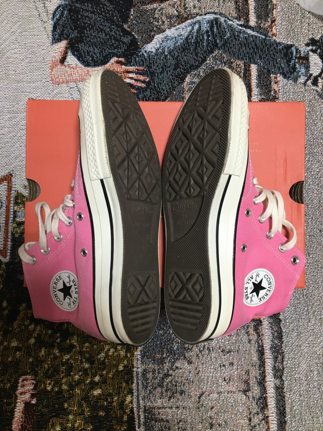 척 70 빈티지 캔버스 핑크 172678C 상품이미지3