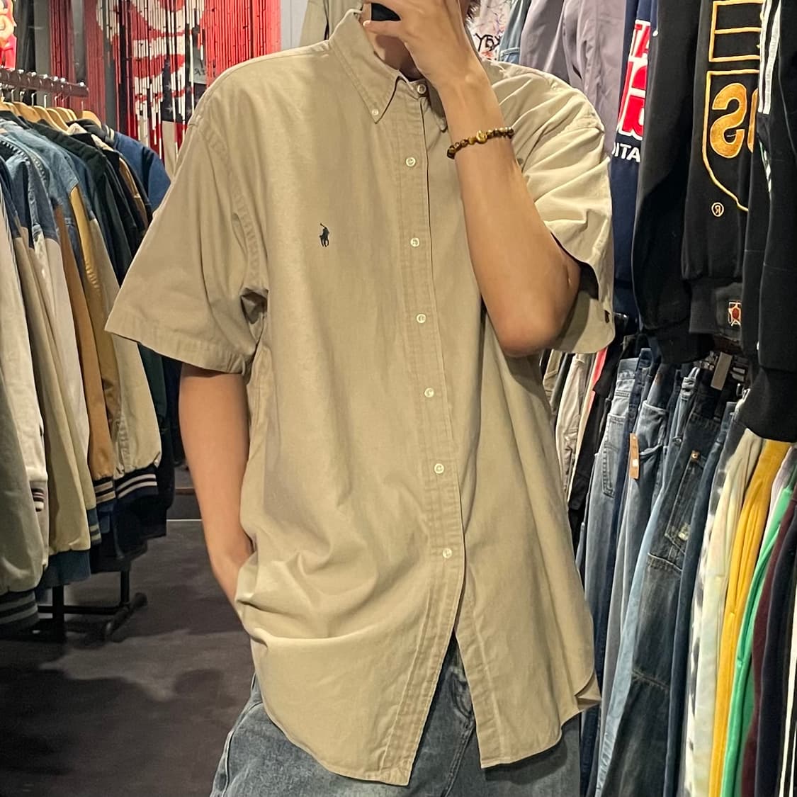 [IM] Polo 폴로 베이지 반팔셔츠 상품이미지5