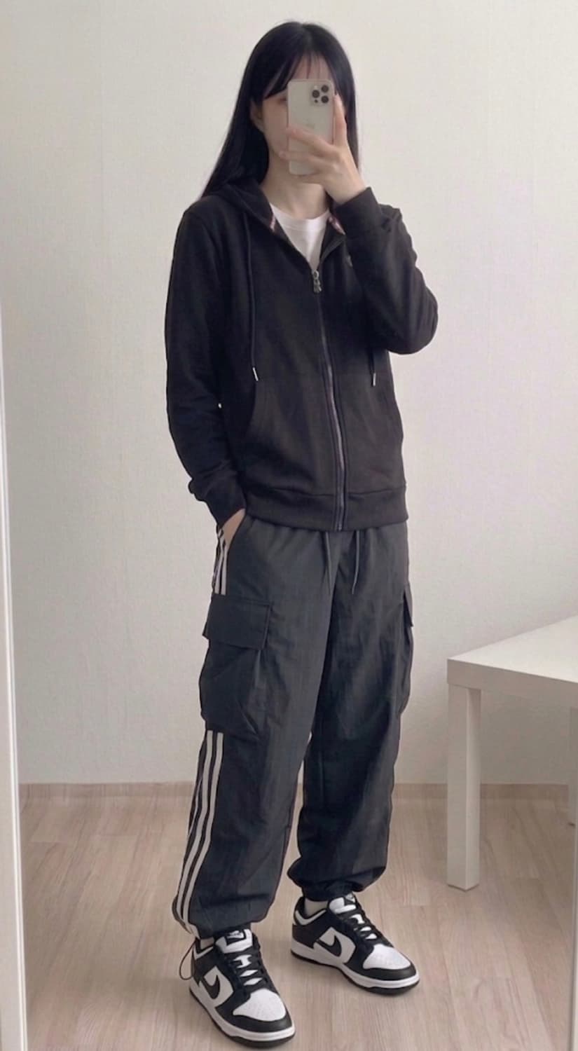 [S급] 실물존예🌸 삼선 트레이닝 카고 조거 팬츠 F 상품이미지1