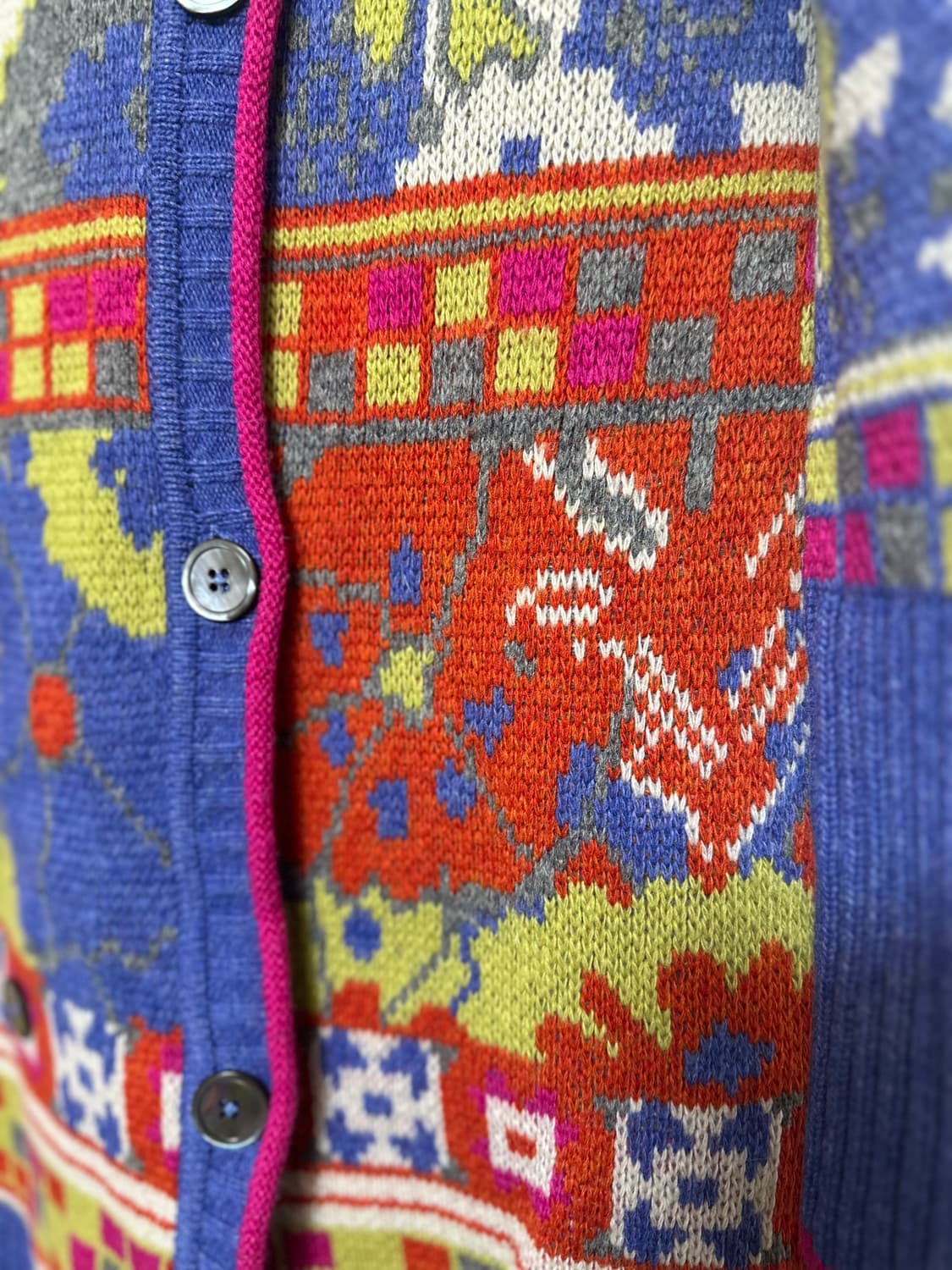 Oilily 오일릴리패턴 울니트 롱 가디건 상품이미지3