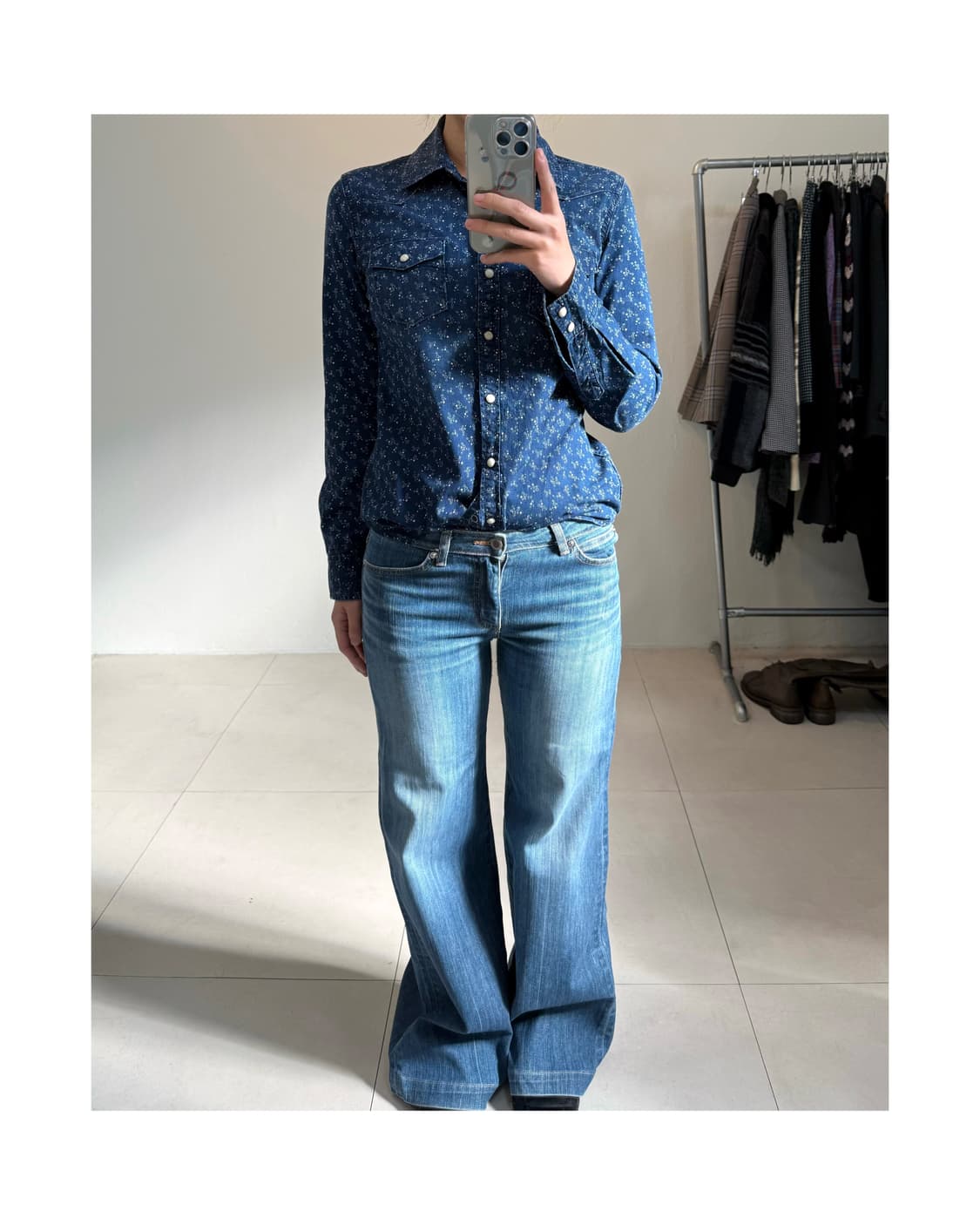 Gap 패턴 셔츠 상품이미지1