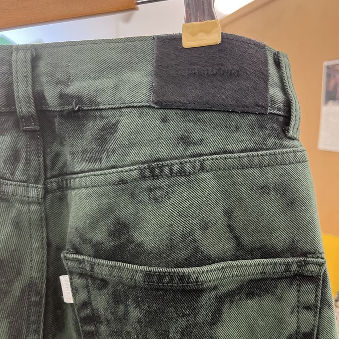 친다운 아메카지 타이다이 스트릿 펑크 딥그린 팬츠 S/XM C10235 상품이미지5