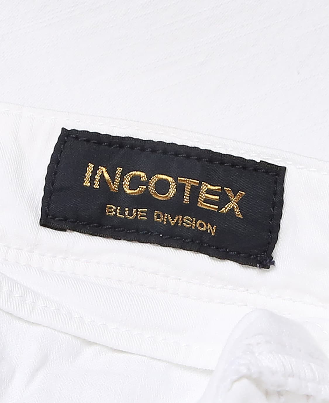 인코텍스 [Incotex] 35 블루 디비전 화이트 테이퍼드 핏 팬츠 상품이미지9